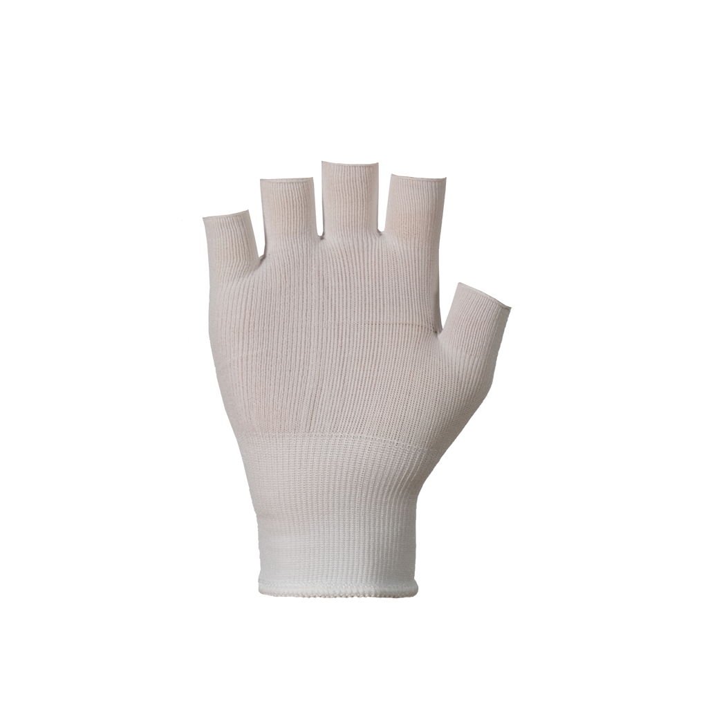 Sous-gants en nylon Sure Knit - Demi-doigt