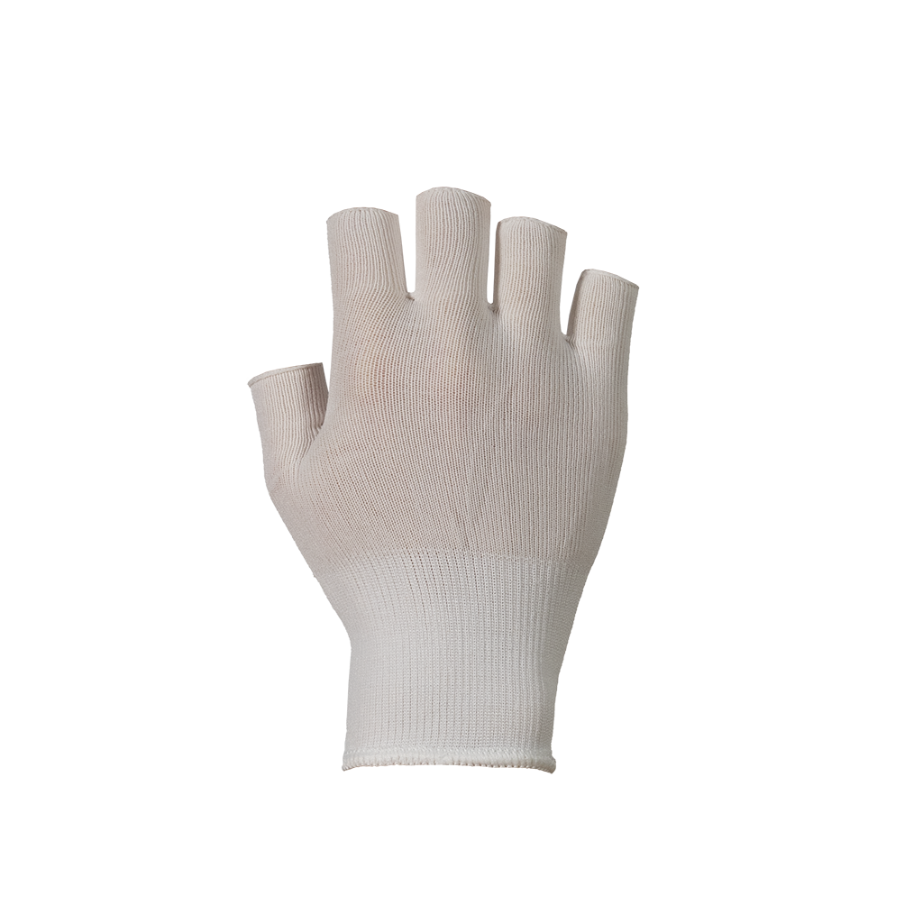 Sous-gants en nylon Sure Knit - Demi-doigt